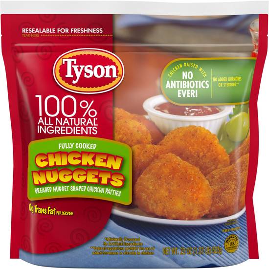 Order Tyson Chicken Nuggets, 22 OZ food online from CVS store, LYNCHBURG on bringmethat.com