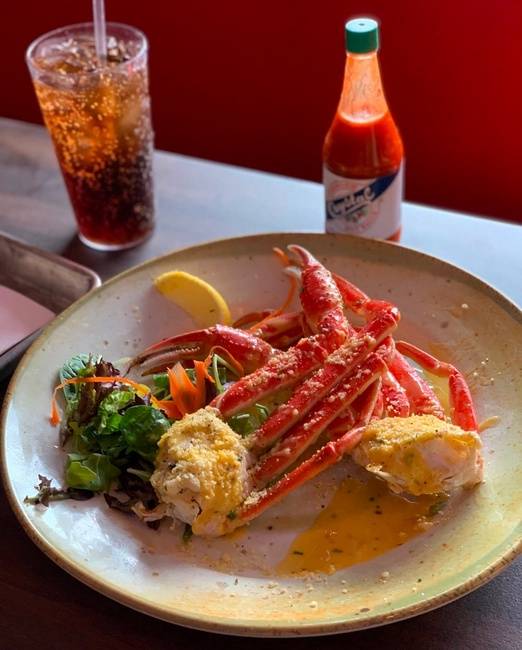 Order Chargrilled Snow Crab food online from HIEUX Boil Seafood House store, New Orleans on bringmethat.com