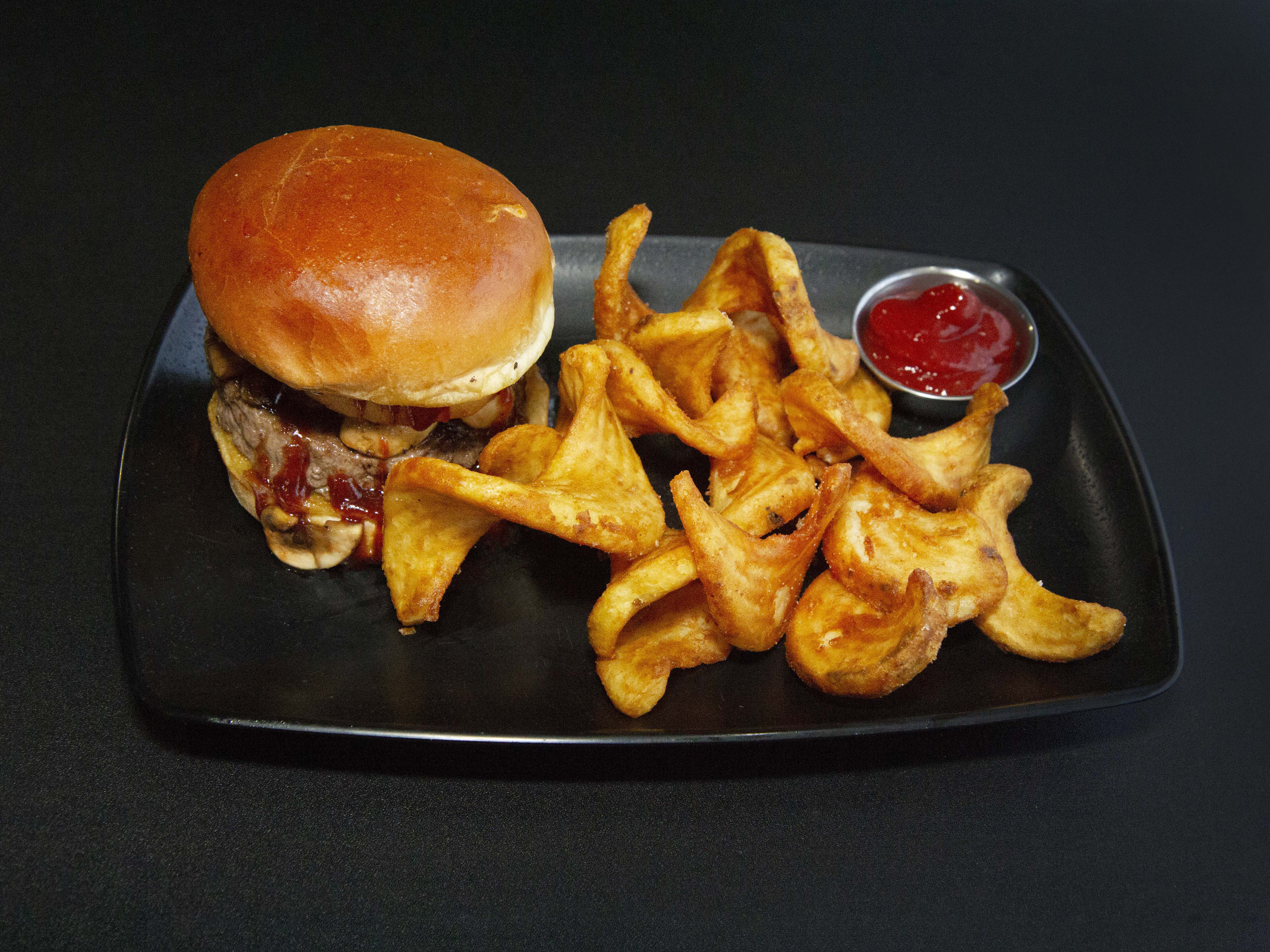 Order Cowboy Burger food online from Lburg Drinks & More store, Lawrenceburg on bringmethat.com