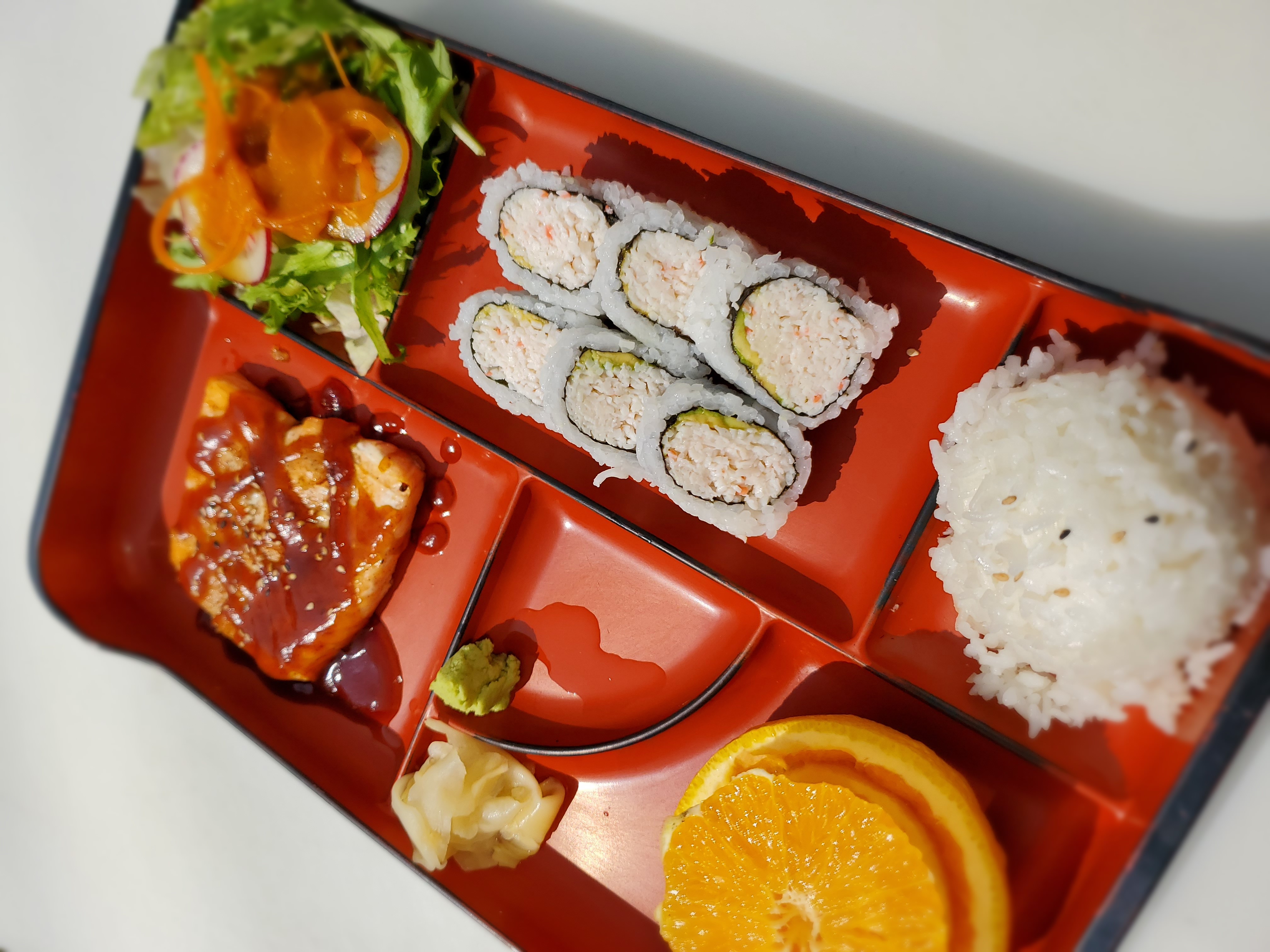 Order 2 Item Bento food online from Sushi Kura store, Los Angeles on bringmethat.com