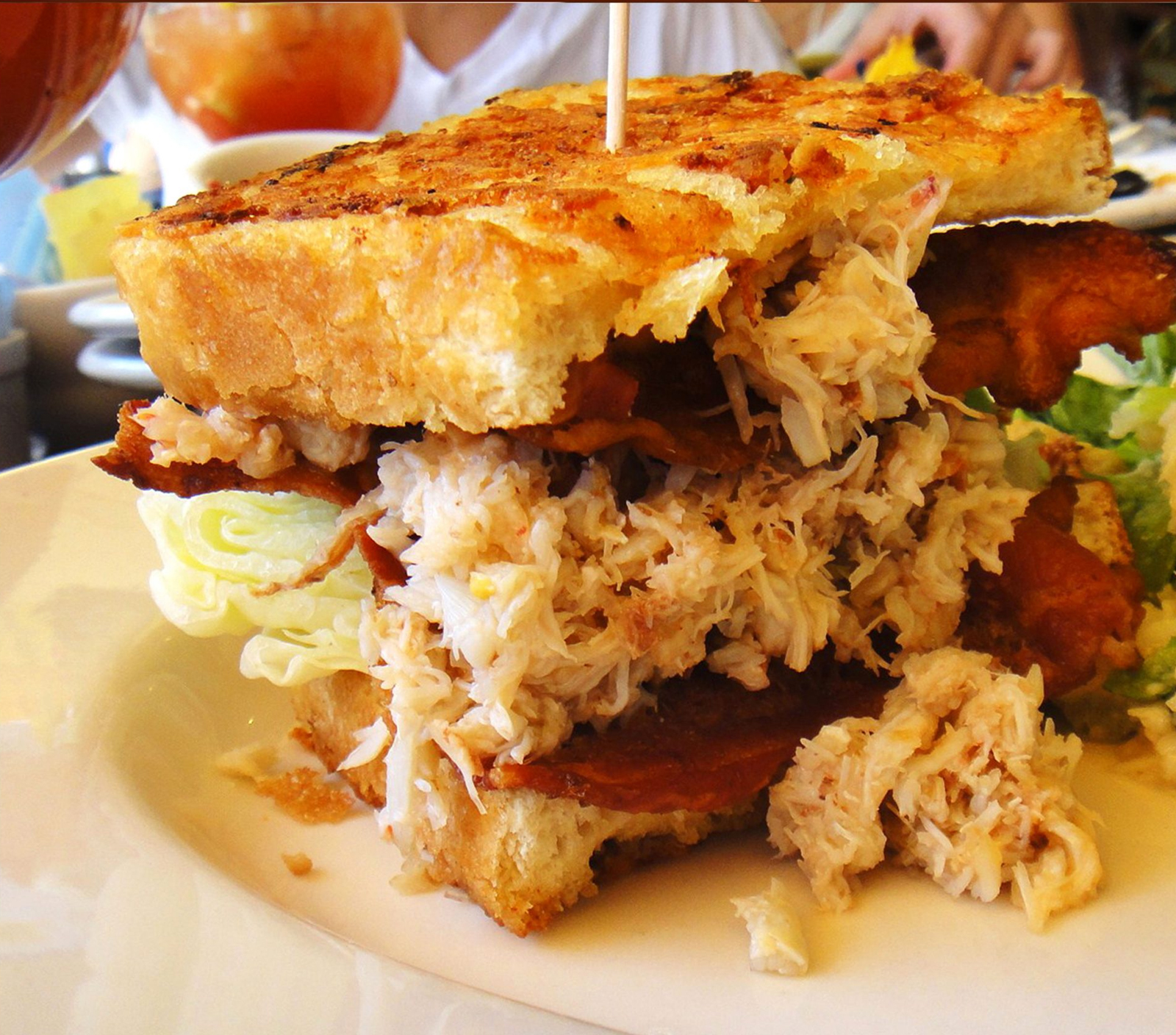 Order Crab Meat Sandwich food online from Pinocchio store, Palm Springs on bringmethat.com