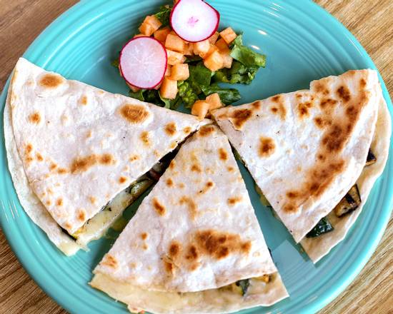 Order Grilled Veggie Quesadilla food online from Papalote Mexican Grill store, SF on bringmethat.com