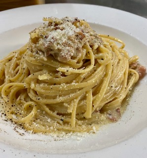 Order Pasta alla Carbonara food online from L’Osteria store, Boston on bringmethat.com