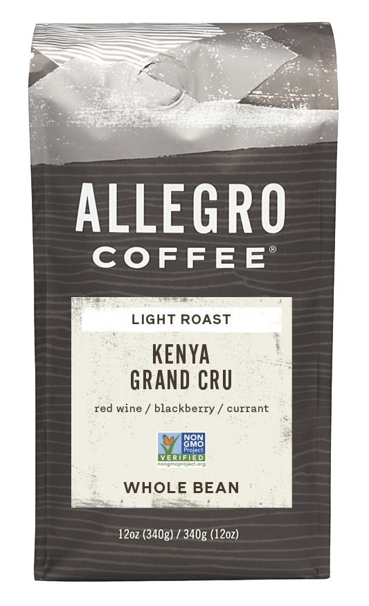 Order 12 oz. Kenya Grand Cru food online from Allegro Coffee store, Raleigh on bringmethat.com