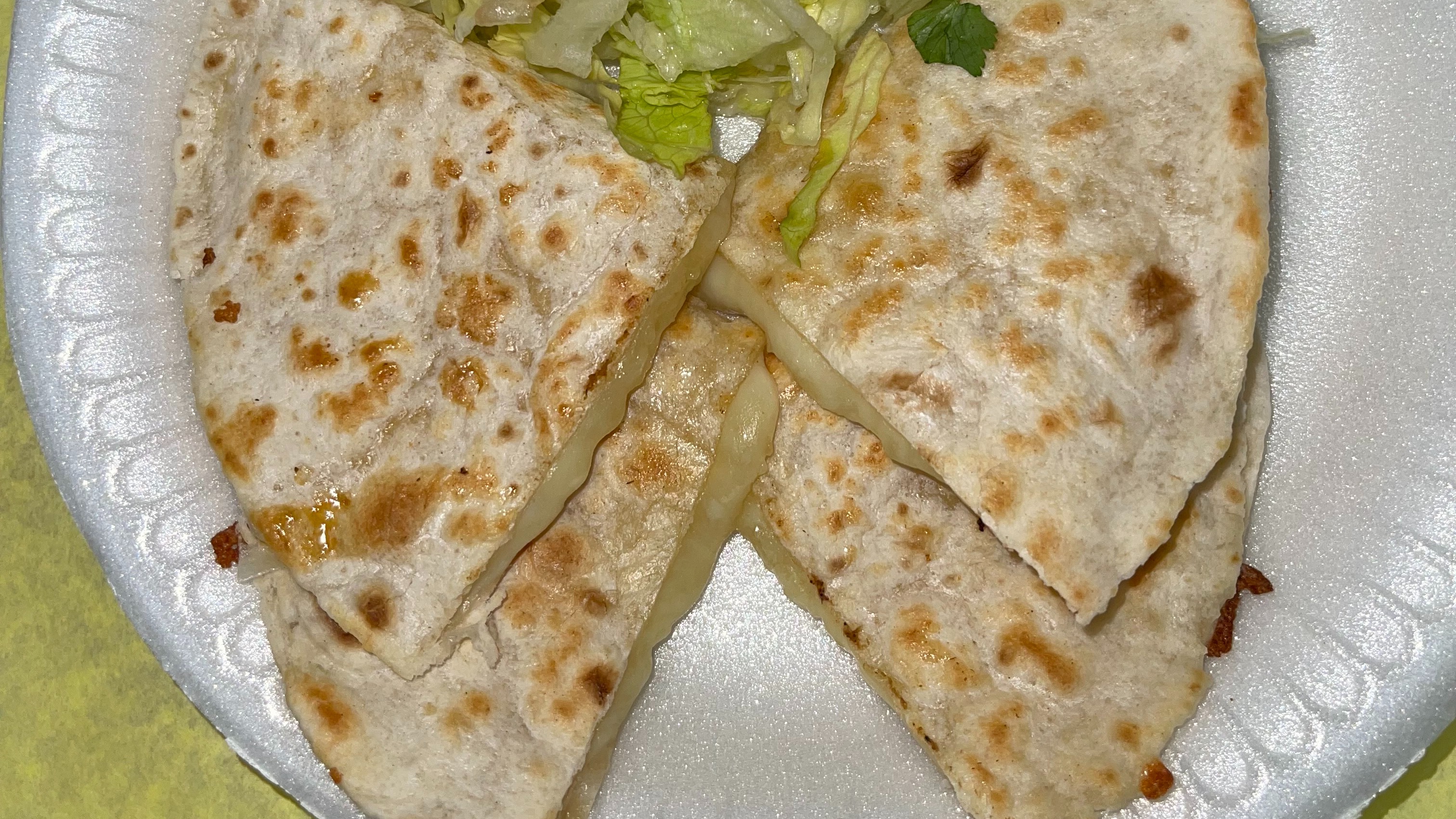 Order CHEESE ONLY QUESADILLA food online from Durango Taco Shop store, Las Vegas on bringmethat.com