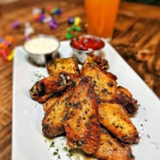 Order Jumbo Chicken Wings (8) food online from Game Theory Restaurant + Bar store, Fort Worth on bringmethat.com