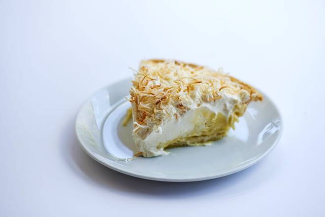 Order Coconut Cream Pie Slice food online from Farmers & Distillers store, Washington on bringmethat.com
