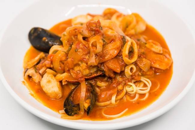 Order Shrimp Fra Diavola food online from Mancuso Restaurant store, Phoenix on bringmethat.com