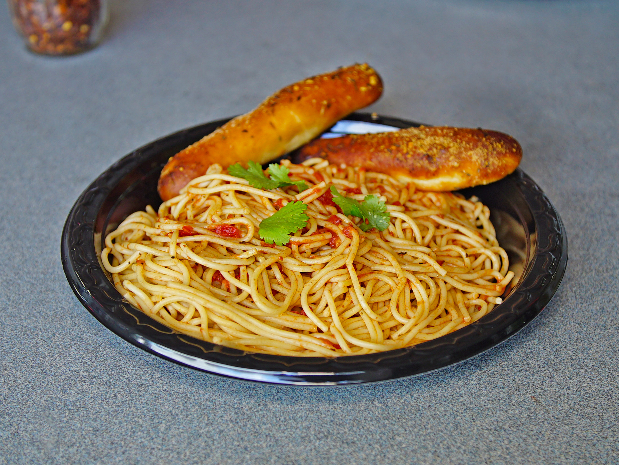 Order Spaghetti food online from Prego Pizzeria store, Encino on bringmethat.com