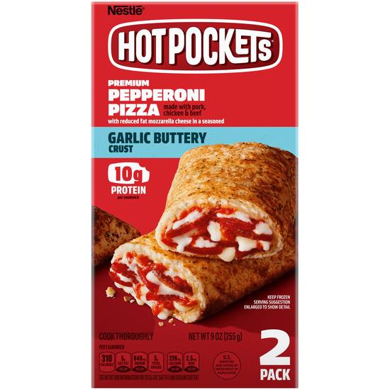 Order Hot Pockets Pepperoni Pizza Frozen Sandwiches, 9 Oz, 2 Count food online from Cvs store, CORDELE on bringmethat.com