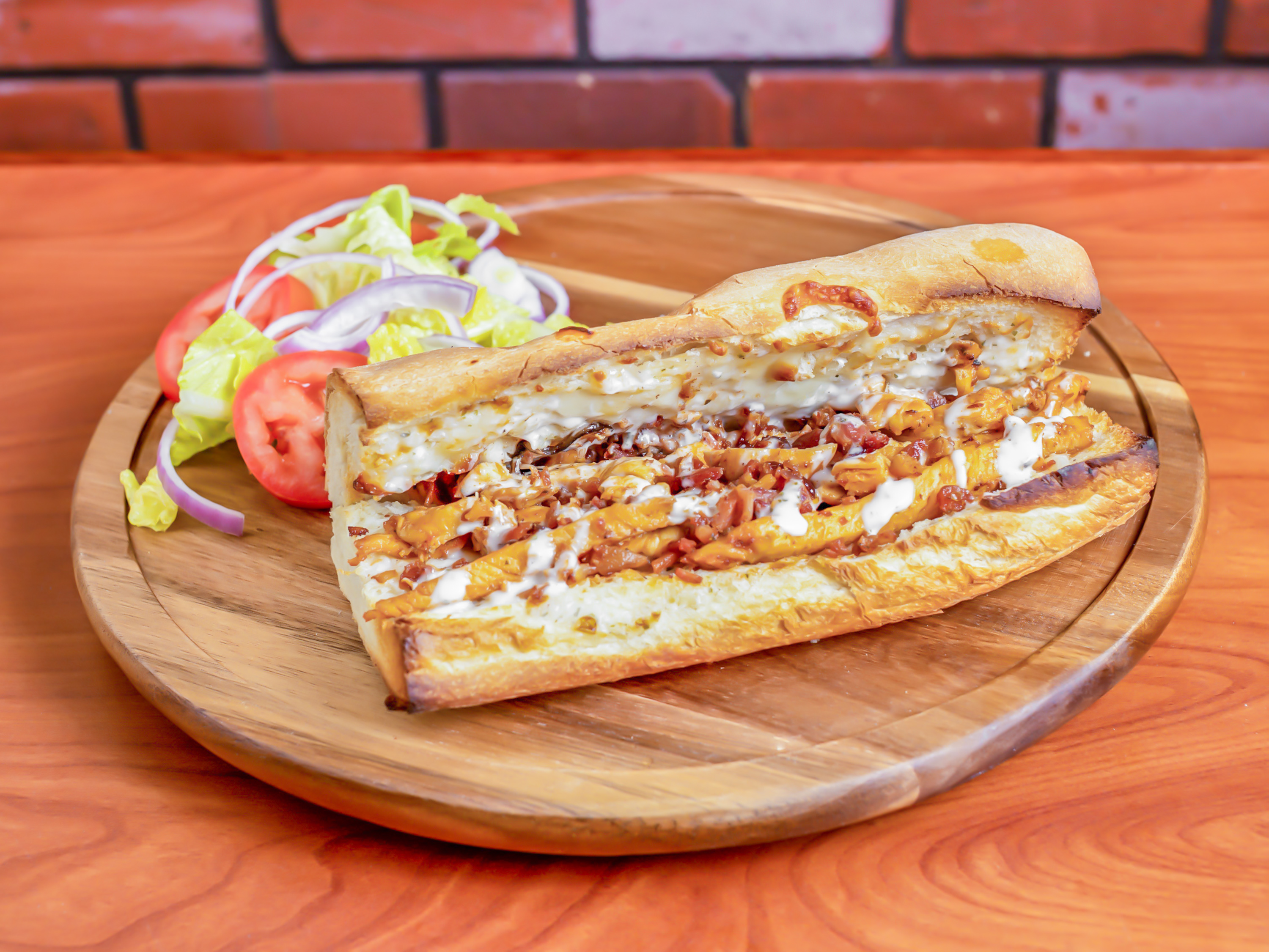 Order Chicken Bacon Ranch Sub food online from Sabrosa Pizza store, San Francisco on bringmethat.com