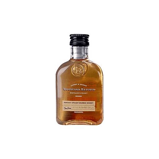 Order Woodford Reserve Kentucky Straight Bourbon (50 ML) 88710 food online from BevMo! store, Riverbank on bringmethat.com