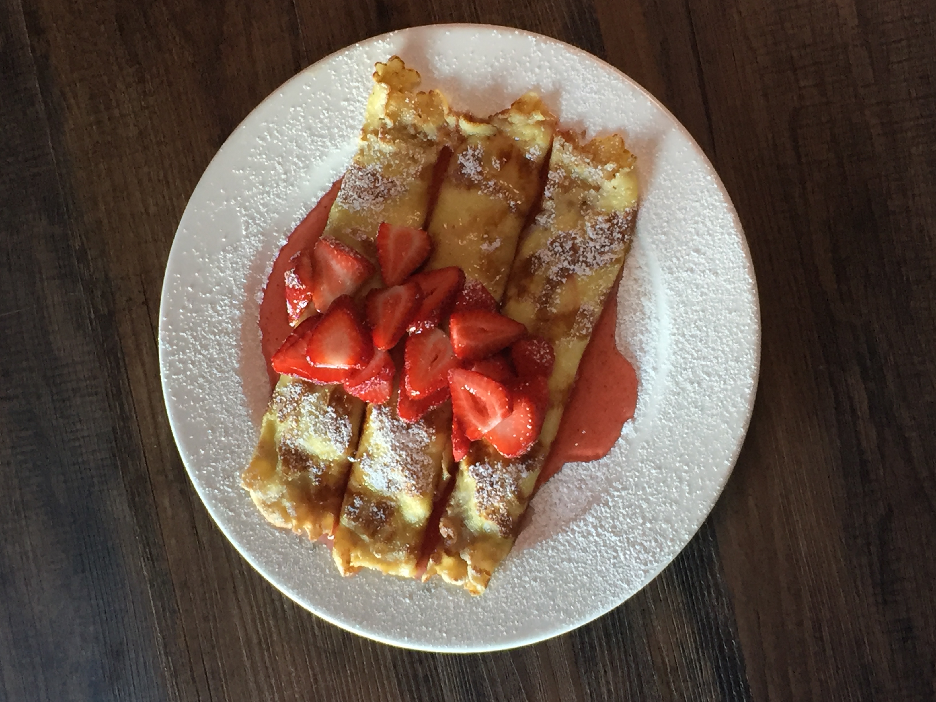 Order Fresh Strawberry Crepes food online from The Original Pancake House store, Norco on bringmethat.com