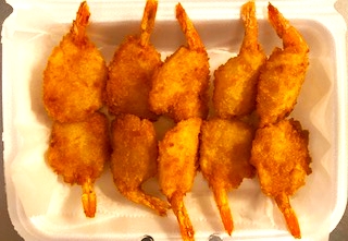 Order 10pc fried shrimp food online from Moons Wings & Seafood store, Macon on bringmethat.com