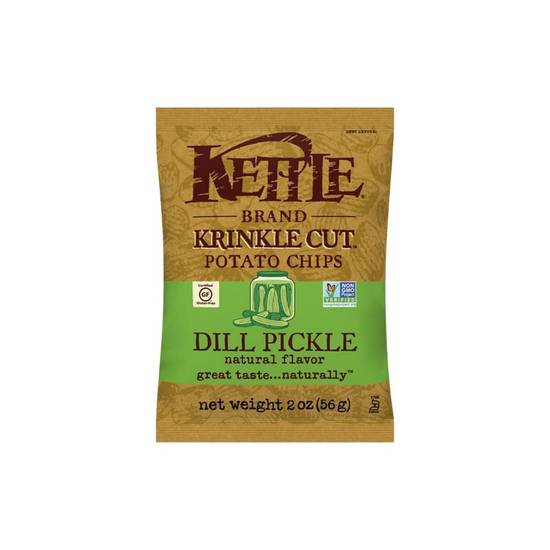 Order Dill Pickle Kettle Chip (2oz) food online from HTeao store, Weatherford on bringmethat.com
