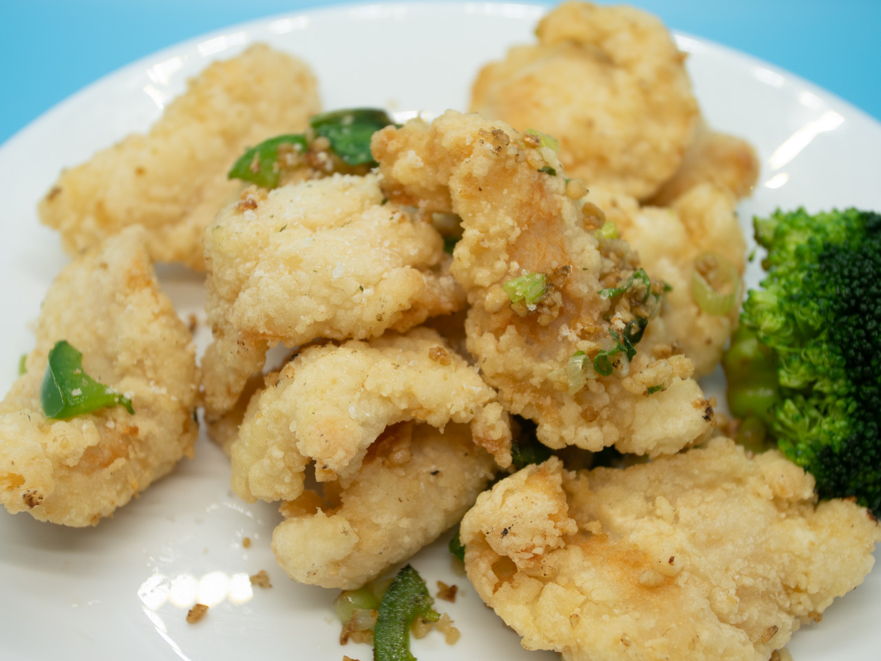 Order G9. Salt and Pepper Fish Fillet  椒盐鱼片 food online from Hai master kitchen store, Laguna Woods on bringmethat.com