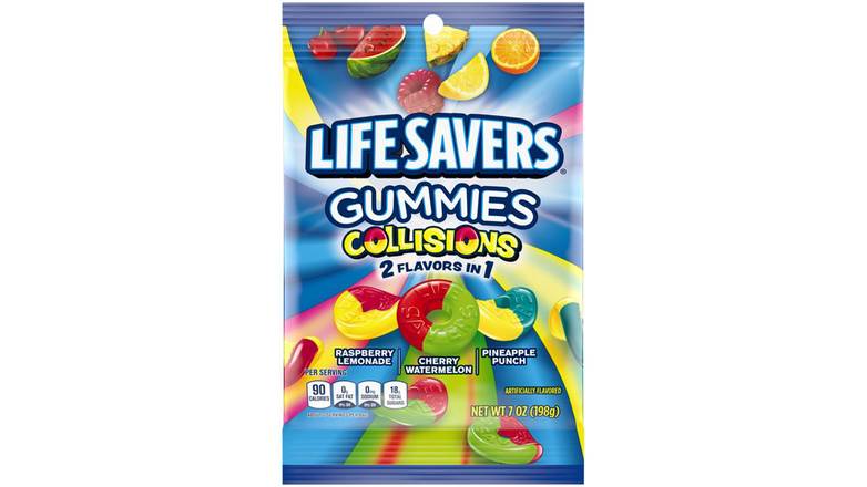 Order Life Savers Gummies Collisions Candy food online from Trumbull Mobil store, Trumbull on bringmethat.com