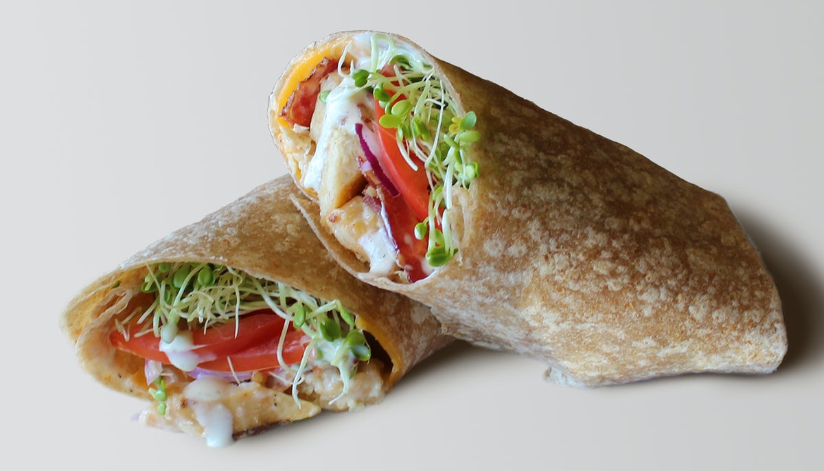 Order Chicken Wrangler Wrap food online from Erik's Delicafe store, Campbell on bringmethat.com