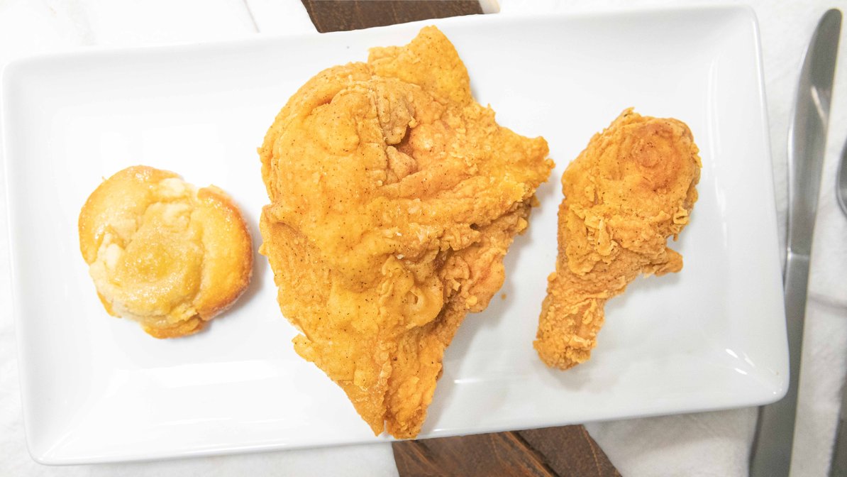 Order 2-PC MIX  Chicken and Biscuit food online from Krispy Krunchy Chicken store, Lithia Springs on bringmethat.com