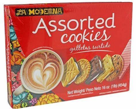 Order La Moderna Assorted Cookies (16 oz) food online from Ctown Supermarkets store, Uniondale on bringmethat.com