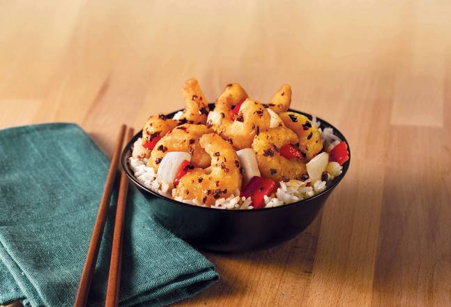 Order Bowl with Chili Crisp Shrimp food online from Panda Express store, Gainesville on bringmethat.com