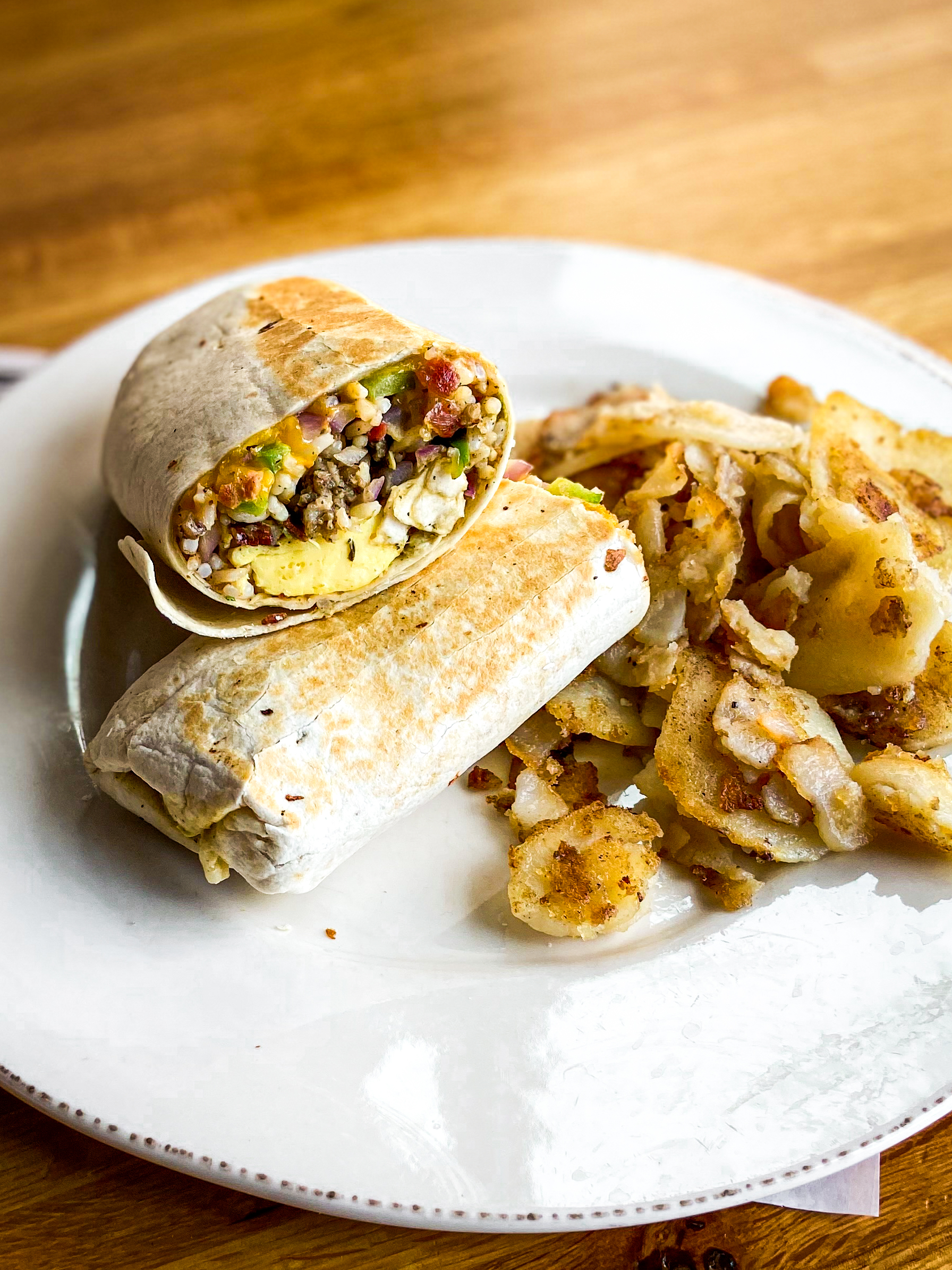 Order Breakfast Burrito food online from Iron Rooster store, Cockeysville on bringmethat.com