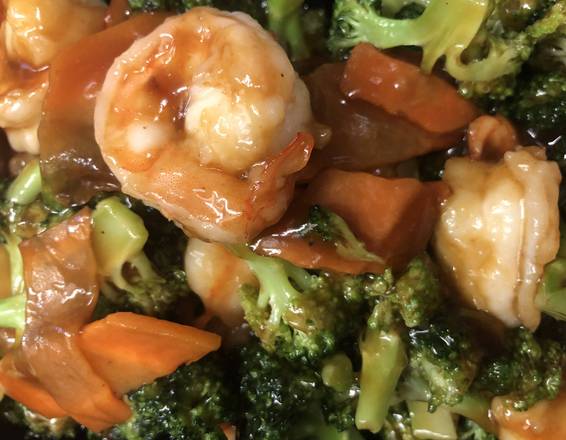 Order Jumbo Shrimp with Broccoli  food online from China City store, Aliquippa on bringmethat.com
