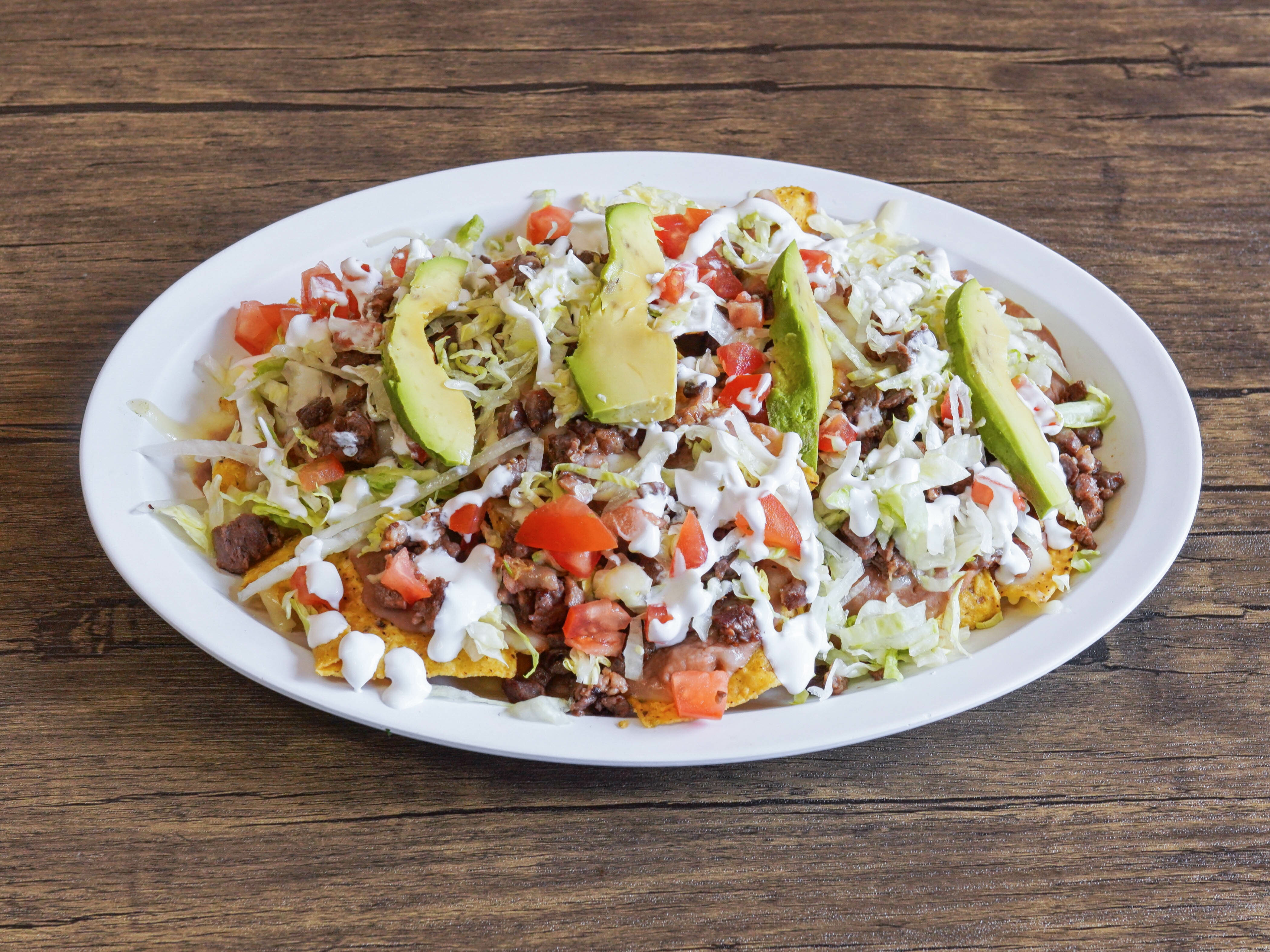 Order Nachos with Meat food online from Fast burrito store, Chicago on bringmethat.com