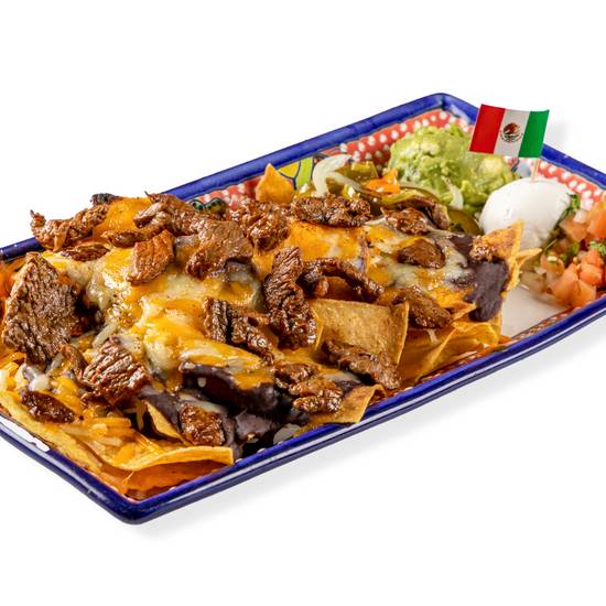 Order Nachos (DT) food online from La Fortaleza store, Clifton on bringmethat.com