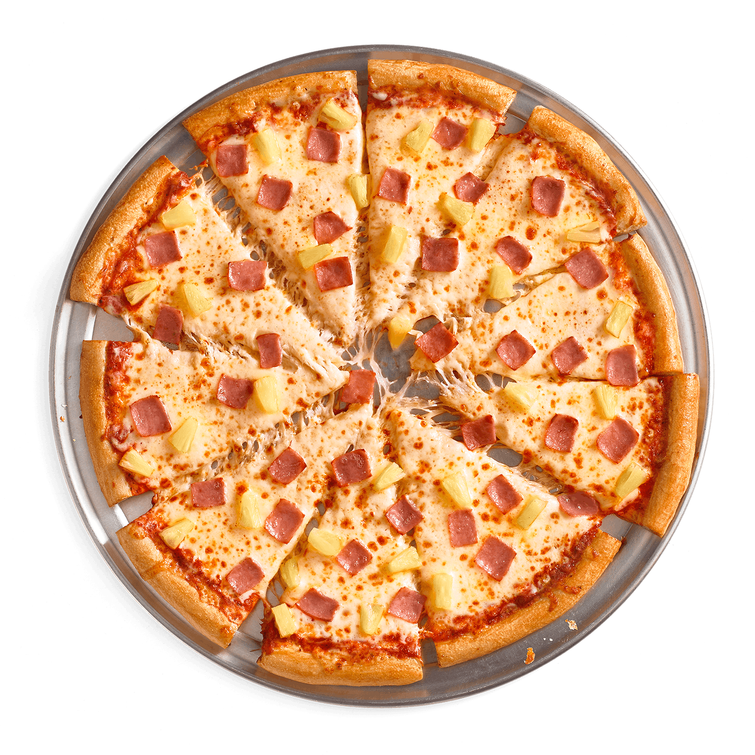 Order Hawaiian Pizza - Medium (10 Slices) food online from Cicis store, Decatur on bringmethat.com