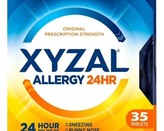 Order Xyzal Allergy 24-hour Allergy Relief 35 ct food online from McLean Ave Pharmacy store, Yonkers on bringmethat.com