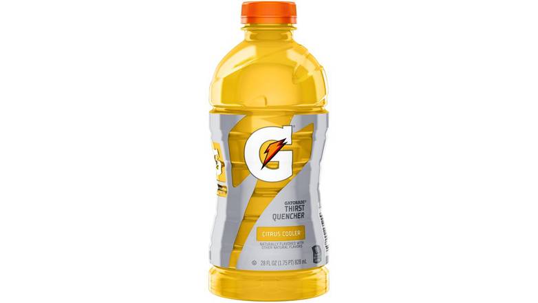 Order Gatorade Citrus Cooler Thirst Quencher Sports Drink food online from Trumbull Mobil store, Trumbull on bringmethat.com