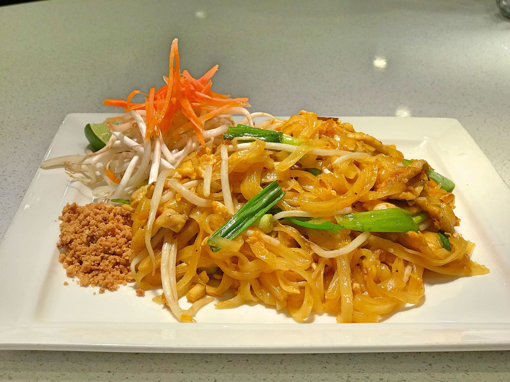 Order 41. Pad Thai Original Style food online from Sawaddee Thai Restaurant store, Las Vegas on bringmethat.com