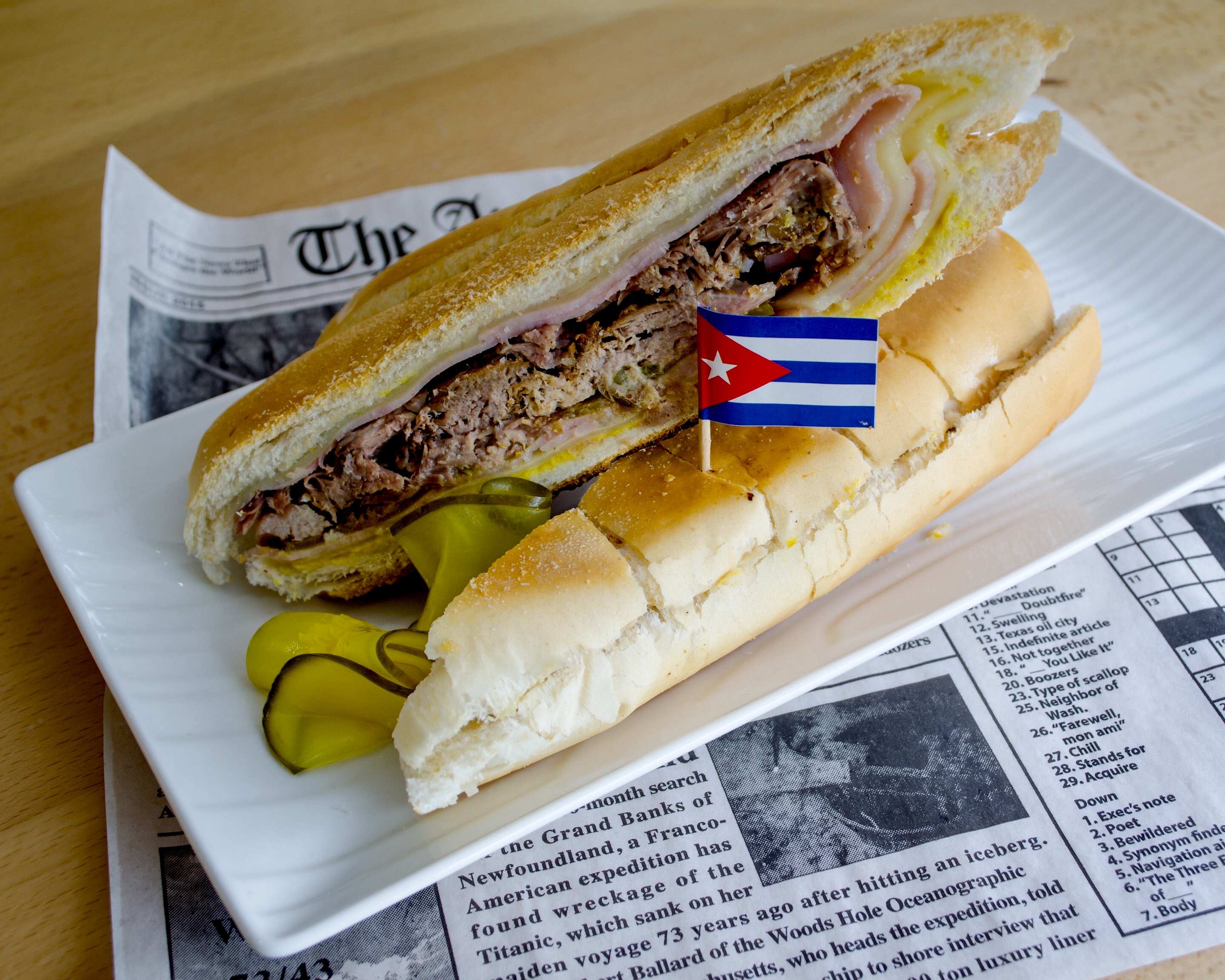 Order Cuban Sandwich or Cubano food online from Sweets & Cortaditos store, Belleville on bringmethat.com