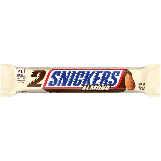 Order Snickers Almond Sharing Size Candy Bar food online from Exxon Food Mart store, Port Huron on bringmethat.com