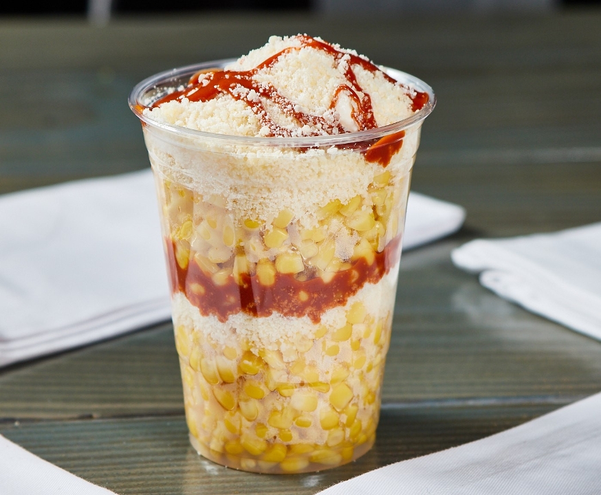Order Lug Nuts - Corn in a Cup (Elote) food online from Torque Grill store, Burleson on bringmethat.com