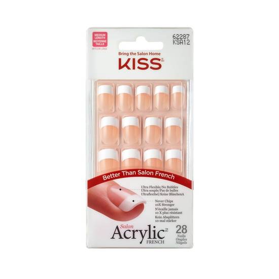 Order Kiss Salon Acrylic French, 1 Pack, 28CT, Rumor Mill  food online from Cvs store, ONTARIO on bringmethat.com
