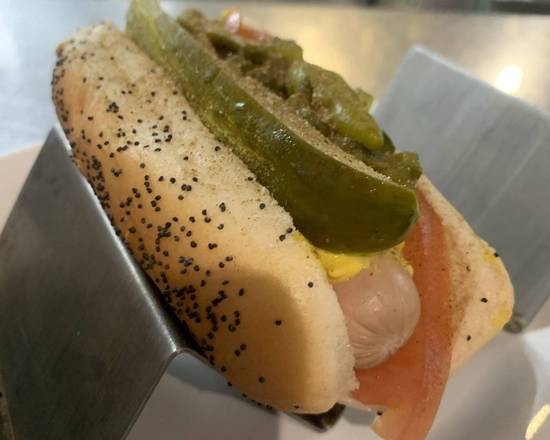 Order Chicago Style Char Dogs food online from American Wildburger store, Des Plaines on bringmethat.com