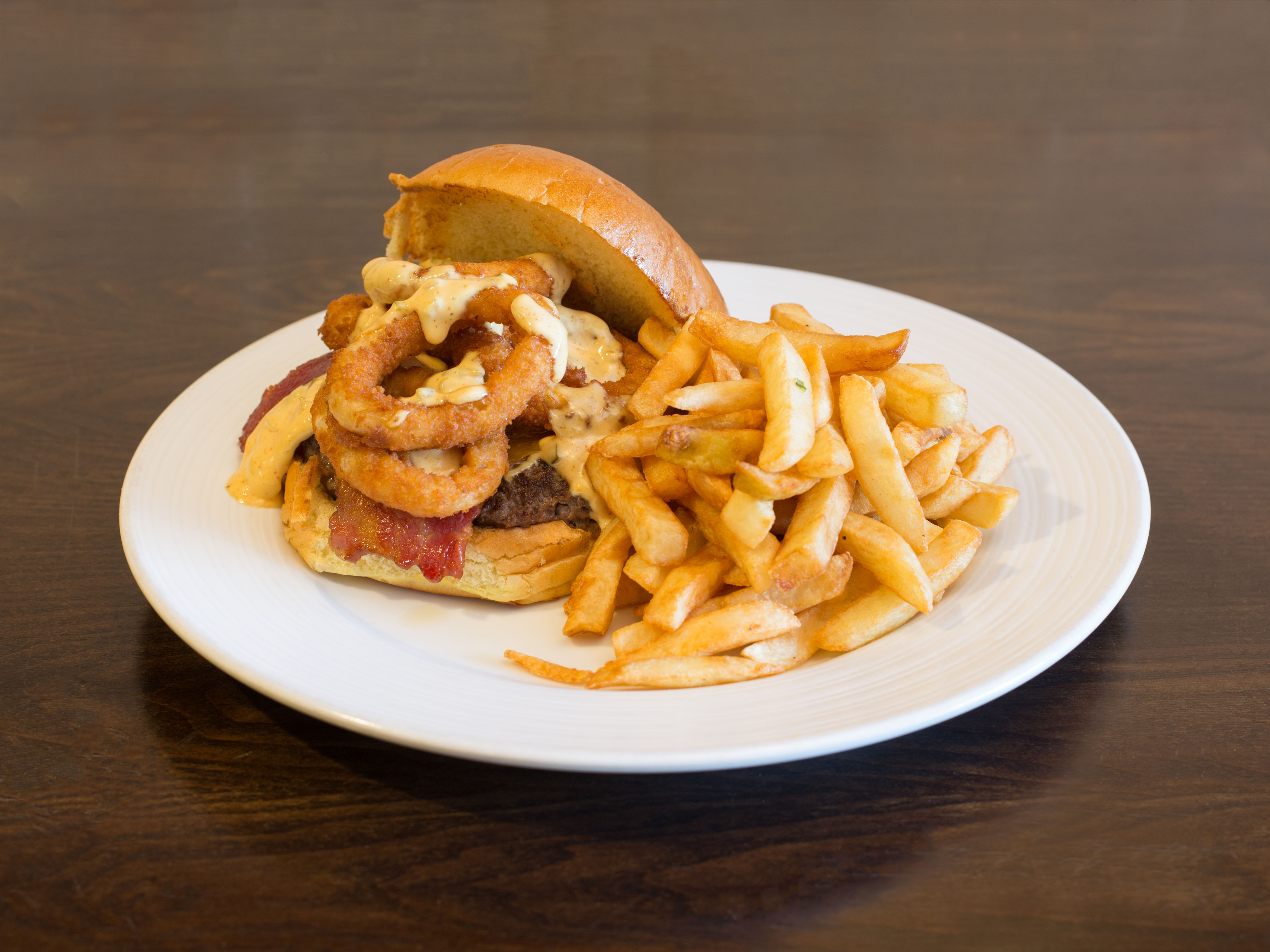 Order Mr. B Special Burger food online from John & Mr. B Kitchen store, Jersey City on bringmethat.com