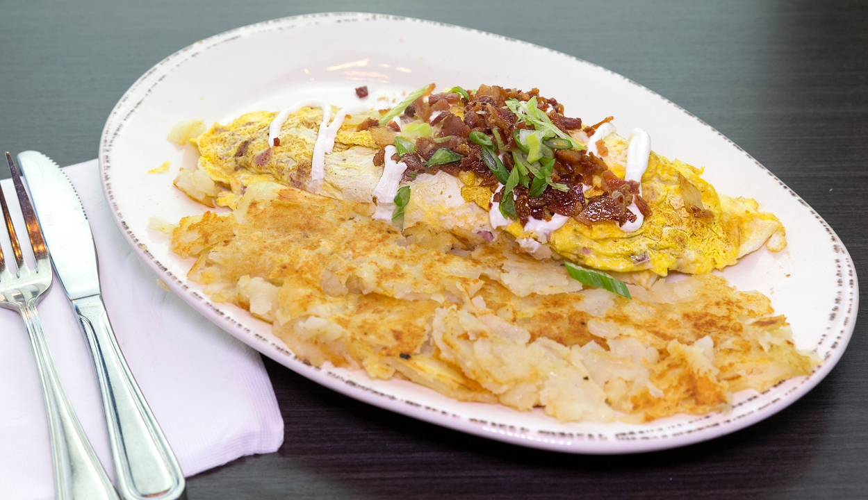 Order Pano's Omelette food online from Billy Downtown Diner store, Easton on bringmethat.com