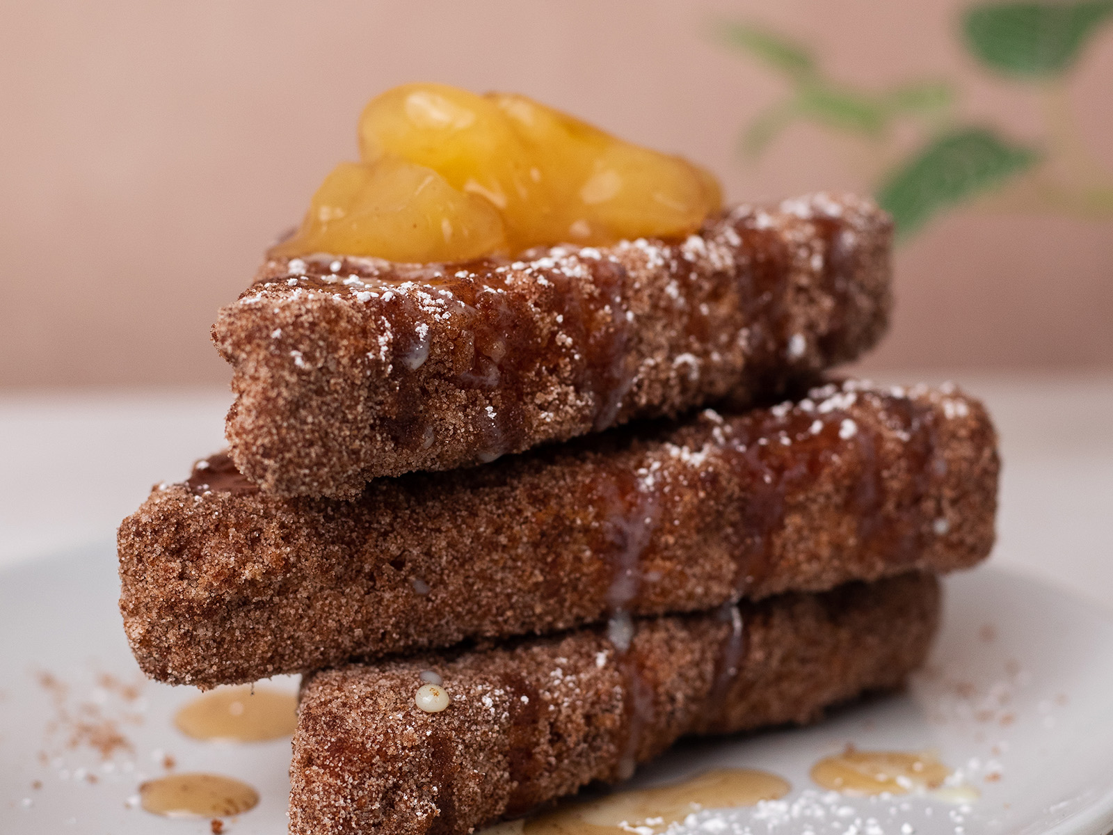 Order Cinnamon Apple French Toast food online from Popping Yolk Cafe store, Alhambra on bringmethat.com