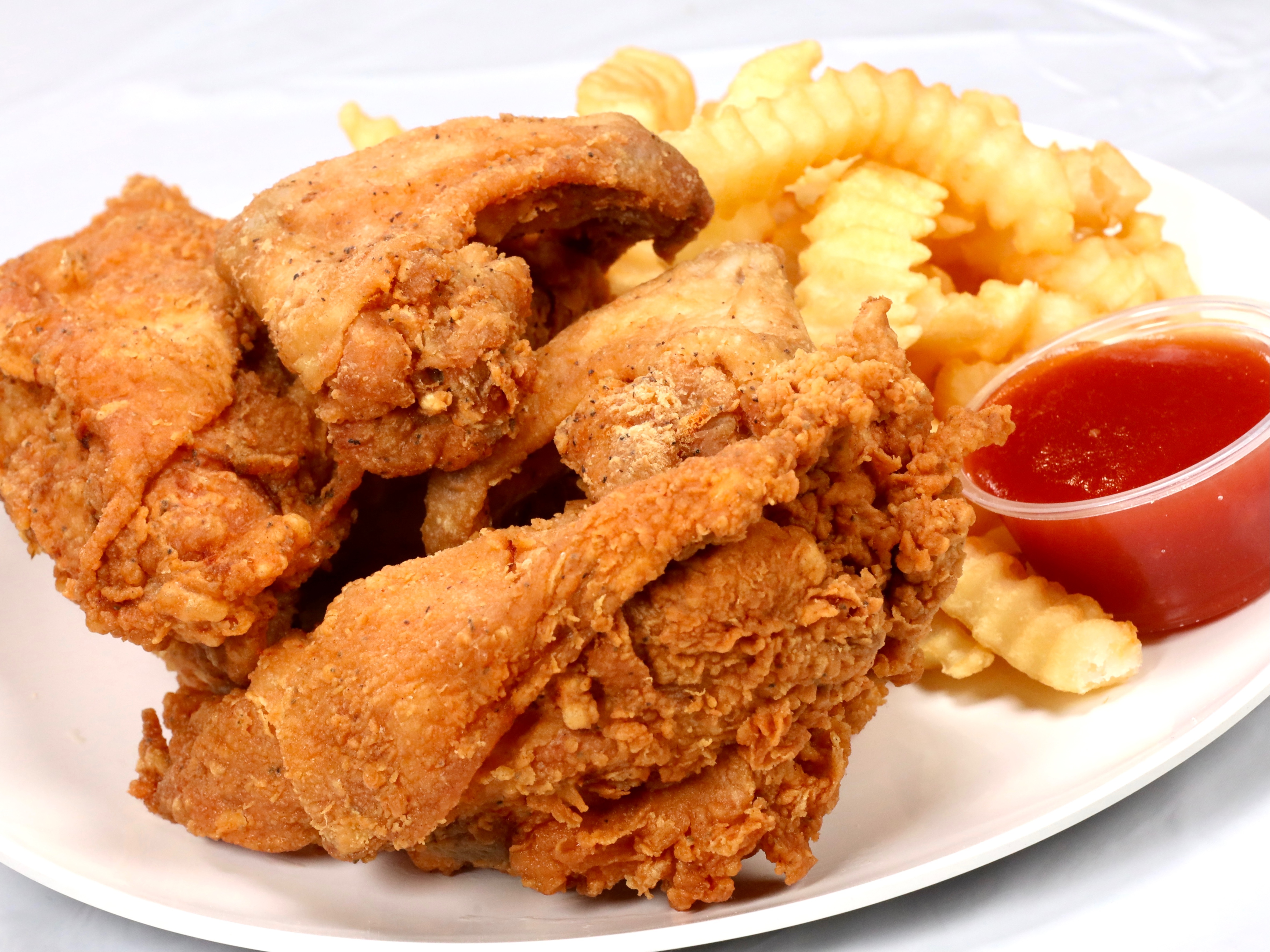 Order 1/2 White food online from Sam Sylks Chicken & Fish store, South Euclid on bringmethat.com