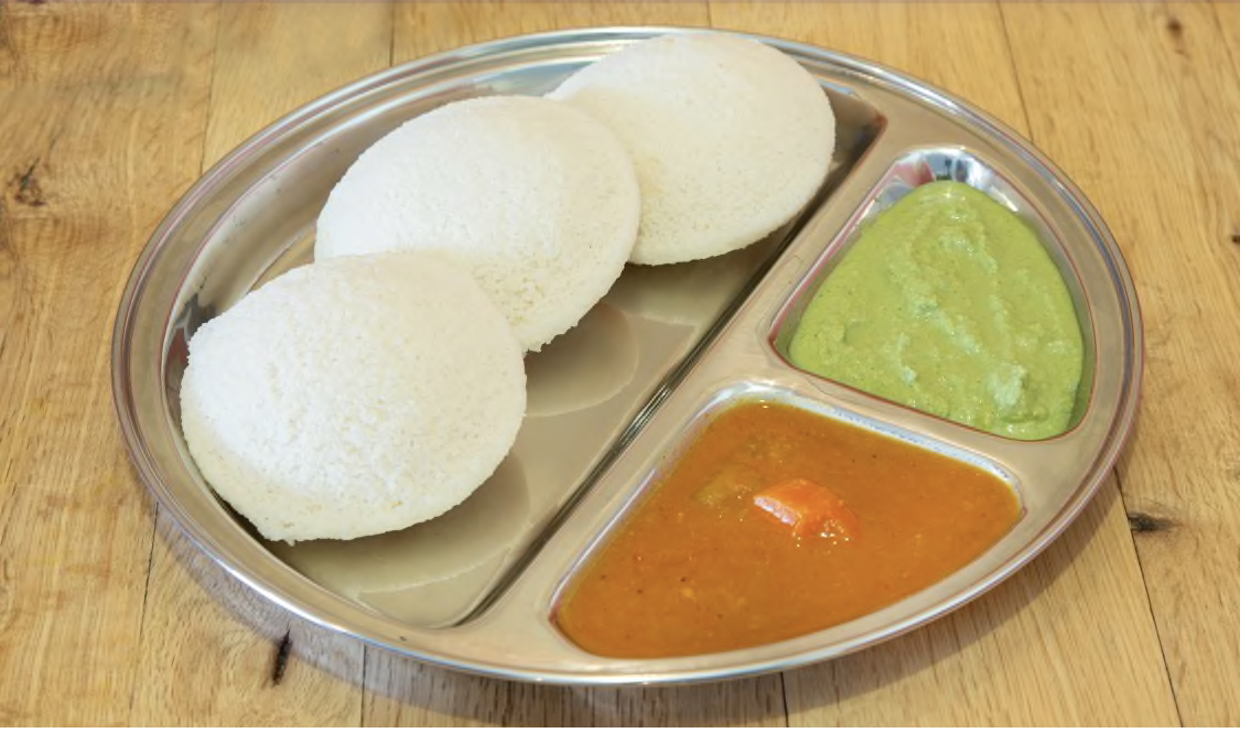 Order Babai Idly ( 3 Pieces ) food online from Godavari store, East Hartford on bringmethat.com