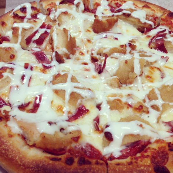 Order Chicken Bacon Ranch Pizza food online from Golden Crust Pizza store, Providence on bringmethat.com