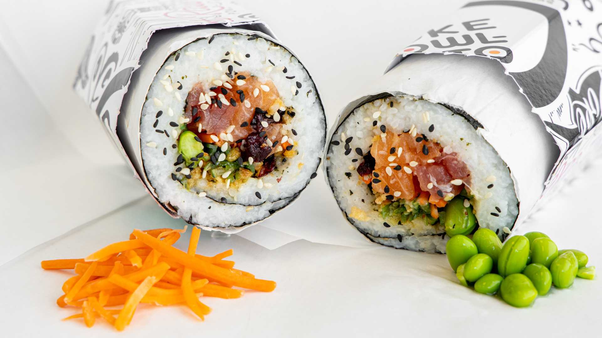 Order Sushi Rrito food online from Poke Bowl-Rrito store, Salinas on bringmethat.com