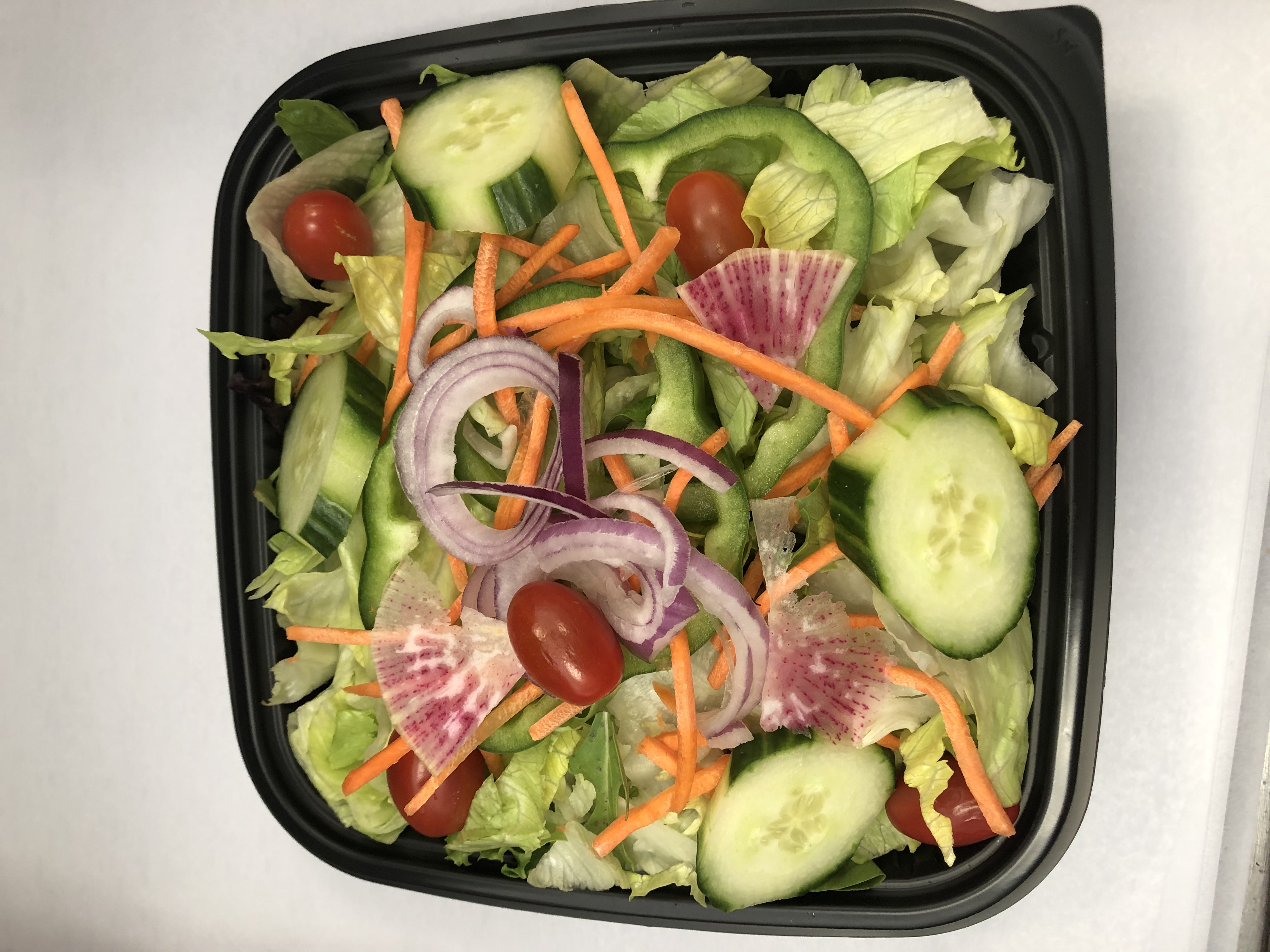 Order Garden Salad food online from Gregory House Of Pizza store, Belmont on bringmethat.com