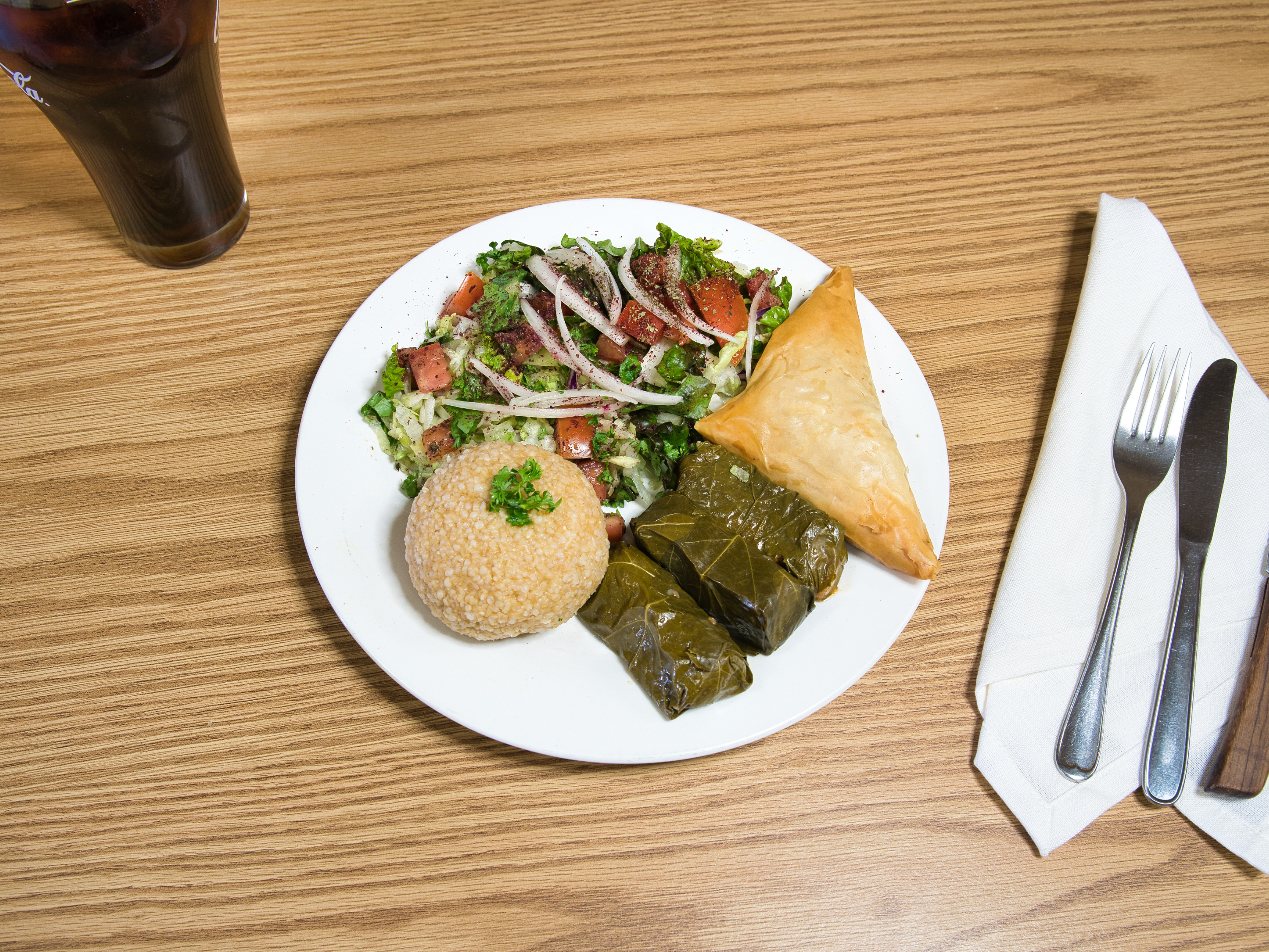 Order Kufta Plate food online from T.O.A Mediterranean store, Fresno on bringmethat.com