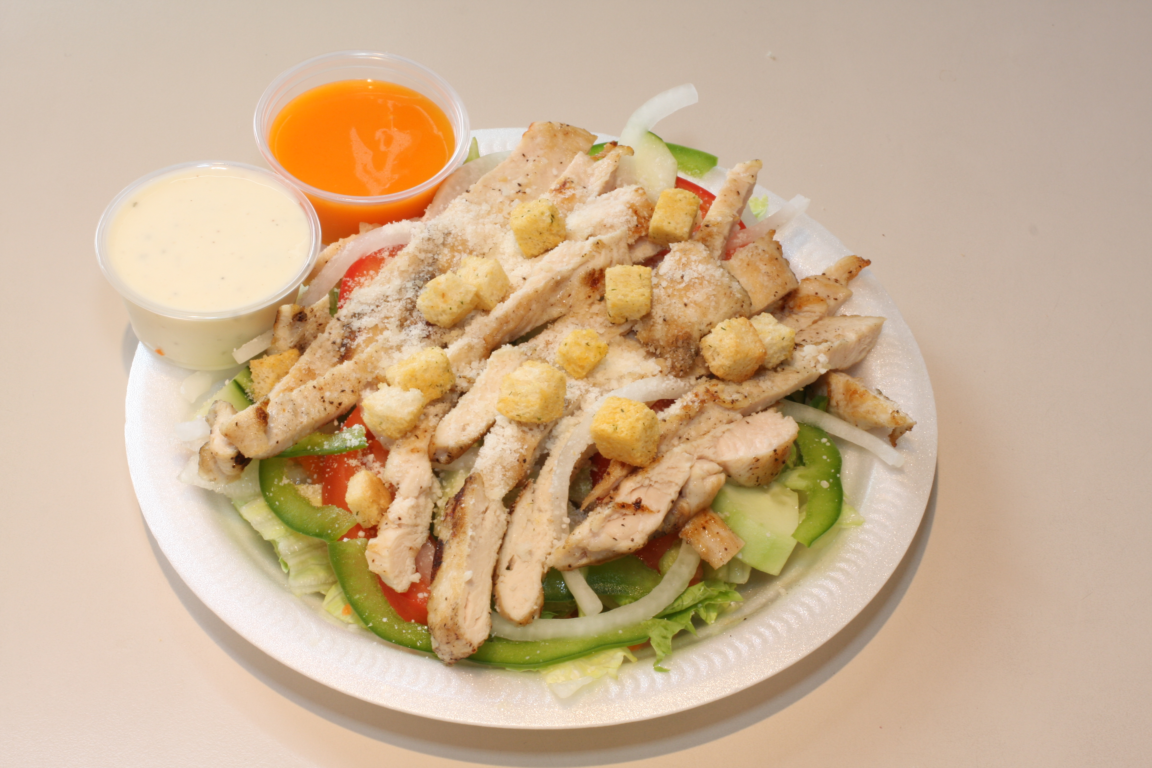 Order Chicken Caesar Salad food online from Nick Gyros store, Chicago Heights on bringmethat.com