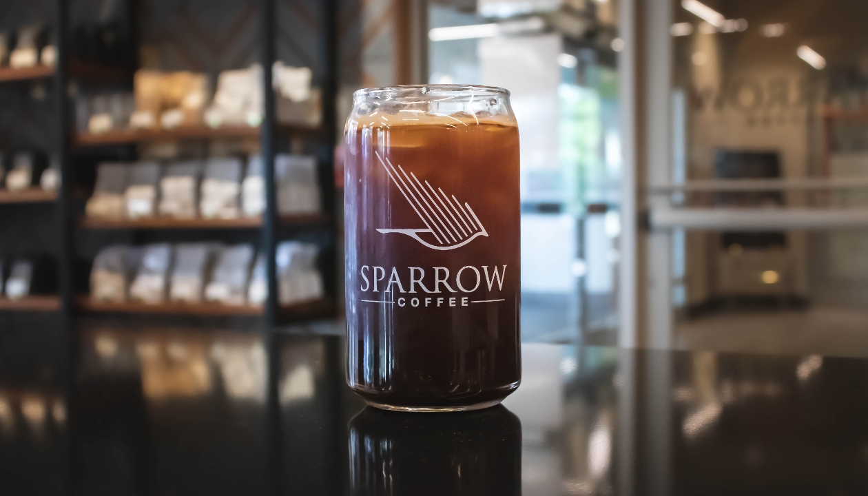 Order Iced Americano (16oz) food online from Sparrow Coffee store, Naperville on bringmethat.com
