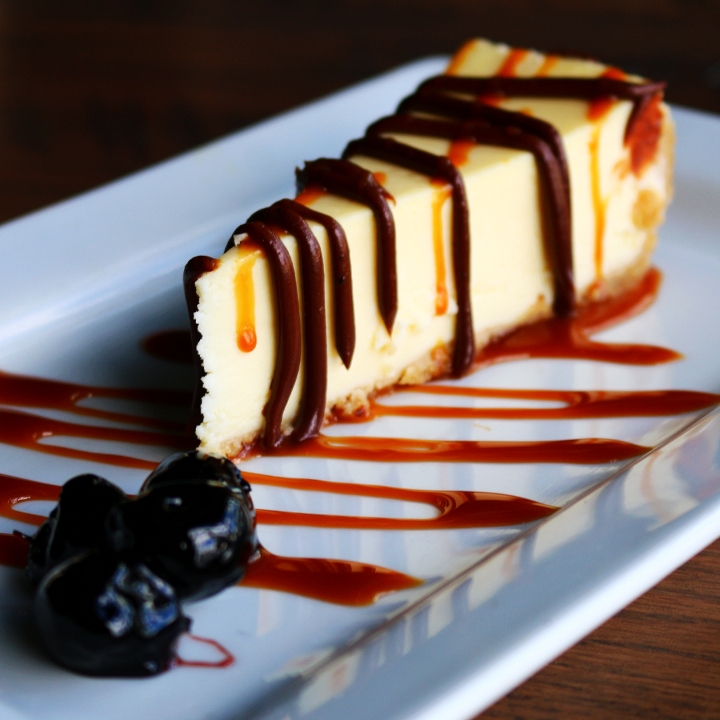 Order Salted Caramel Cheesecake food online from Danzon store, Grand Rapids on bringmethat.com